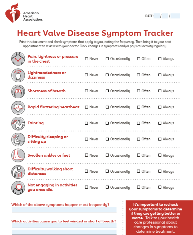 Quais são os sinais de um problema de válvula cardíaca?