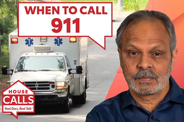 When to call 911, video screenshot