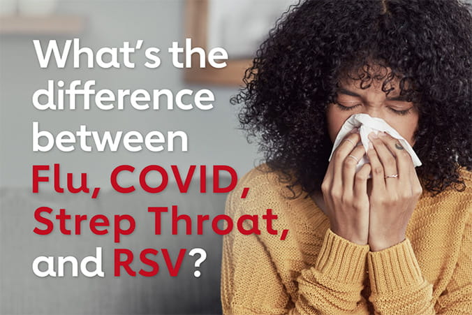 The differences between flu, COVID, strep throat and RSV - video screenshot