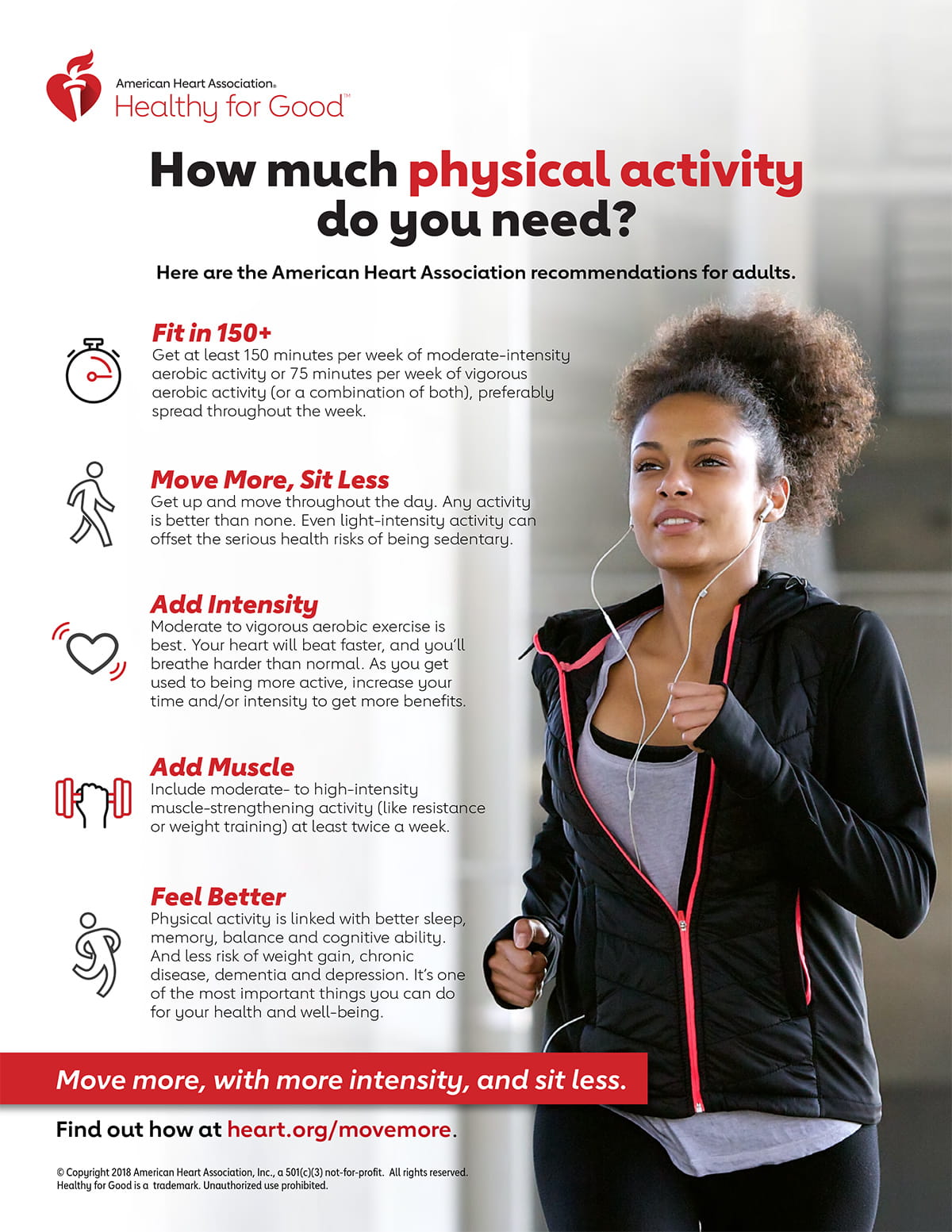 AHA Physical Activity Recommendations for Adults