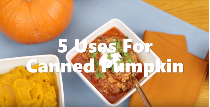 5 uses for canned pumpkin