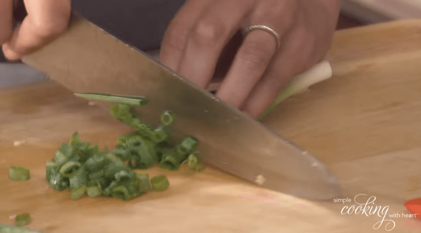 Chopping Green Onion Video American Heart Association