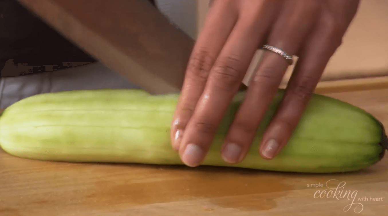 Cutting Cucumber