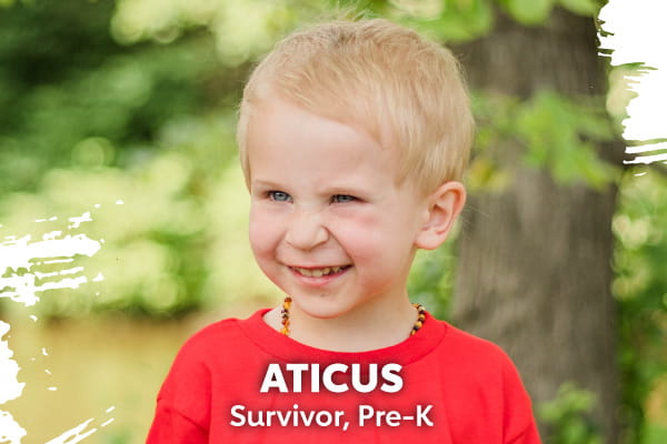 portrait of Aticus, Survivor, Pre-K
