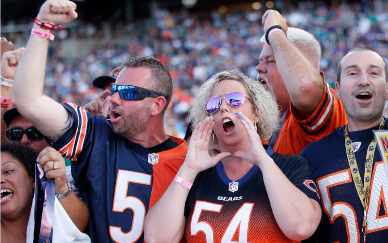 Cheering football fans. (Joe Robbins/Getty Images)