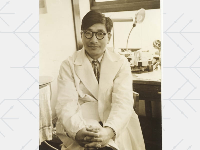 Pediatrician Dr. Tomisaku Kawasaki early in his career. (American Heart Association Archives)