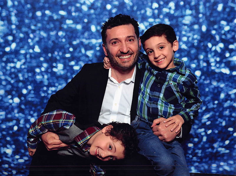 Dr. Samer Kottiech with his sons. (Photo courtesy of Dr. Samer Kottiech) 