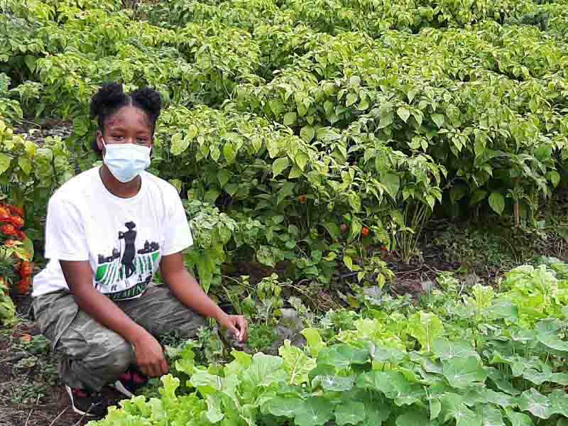 Urban Farming Institute graduate Latisha Wad.  (Photo courtesy of Pat Spence)