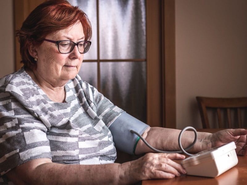 Many at-risk older adults aren't checking blood pressure at home, or being  encouraged to do so