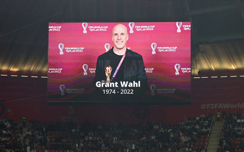 Sportswriter Grant Wahl died earlier this week from the rupture of an undetected ascending aortic aneurysm. (Richard Sellers/Getty Images Sport via Getty Images)