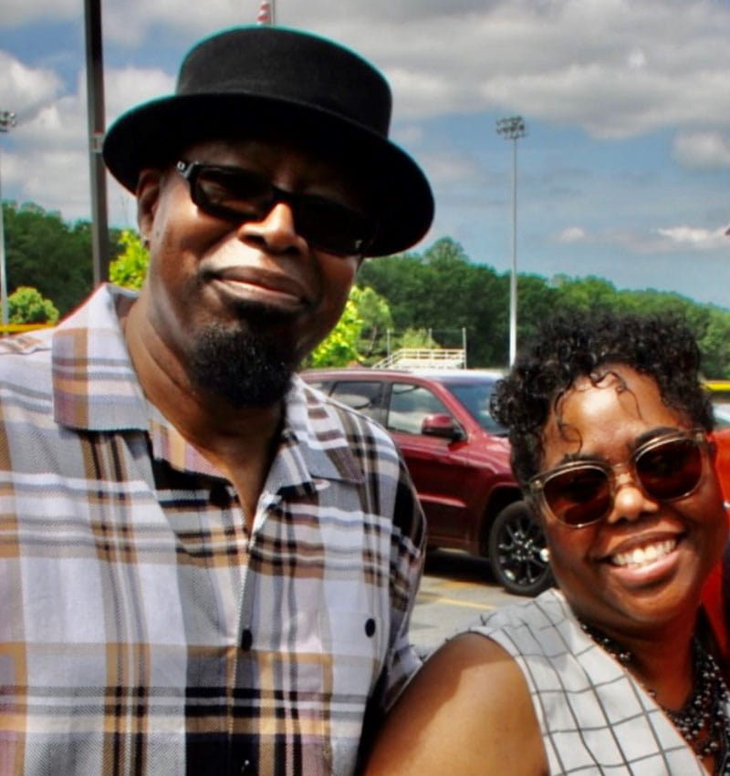 Kyme Holman-Williamson (right) with her brother Eddie Holman, who died in January. (Photo courtesy of Kyme Holman-Williamson)