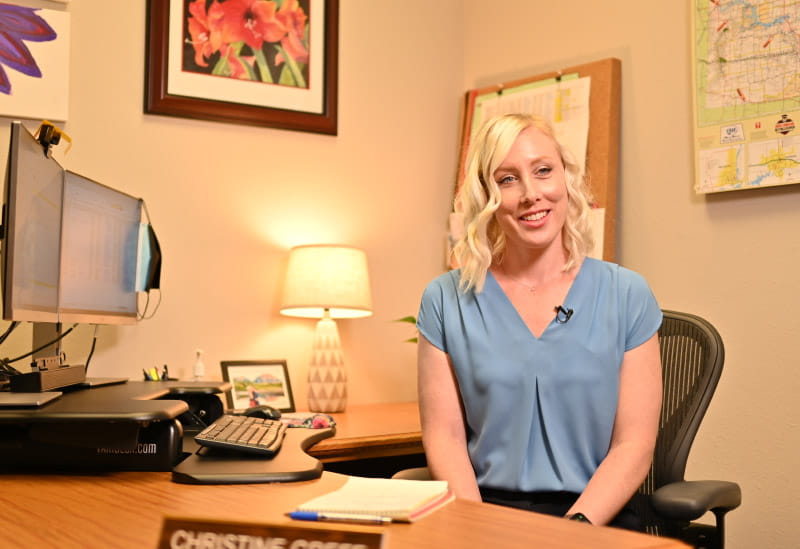 Time is brain and heart, so when you live in rural areas, it's important to activate the emergency response, said Christine Greff, cardiac and stroke systems coordinator at the North Dakota Department of Health and Human Services. (Photo by Walter Johnson Jr./American Heart Association)