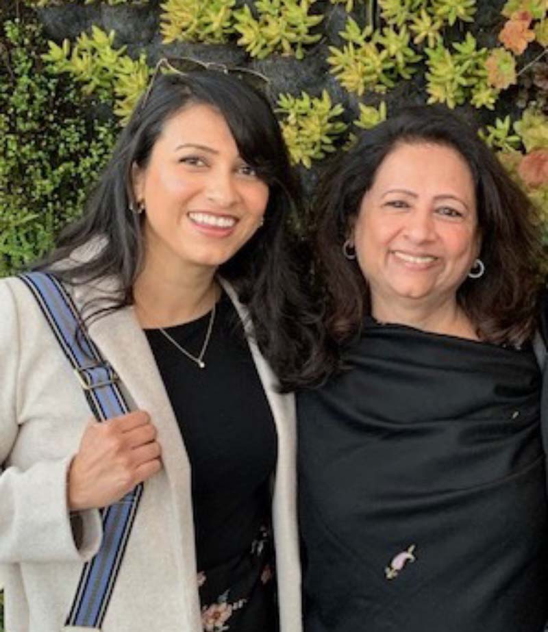 Dr. Priya Soni (left) says her mother, a microbiologist, showed her how microbes shaped the world around her. (Photo courtesy of Dr. Priya Soni)