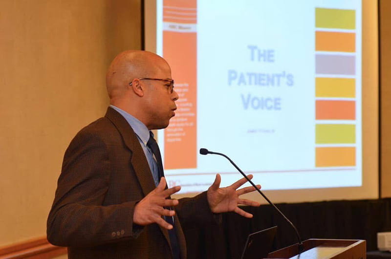James Young II addresses the Association of Black Cardiologists Dinner during the 2017 American College of Cardiology Scientific Session in Washington, D.C.