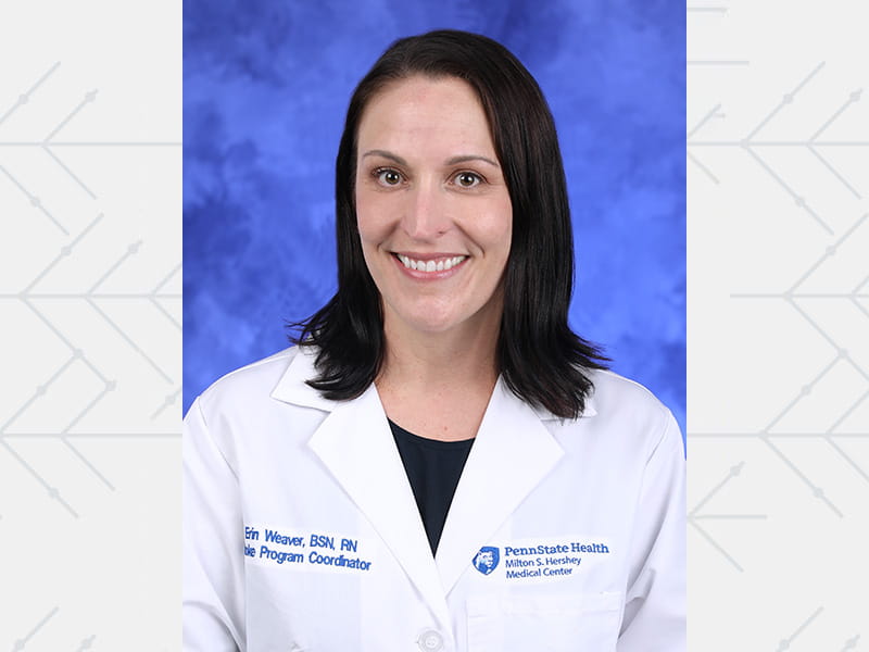 Erin Cekovich, program manager of the Comprehensive Stroke Center at the Penn State Milton S. Hershey Medical Center in Hershey, Pennsylvania