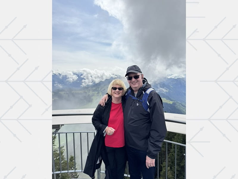 Dr. Jesse Adams and his wife, Kim