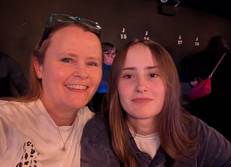 Dr. Kristen Knutson with her daughter, Anya Knutson