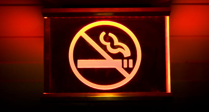 No-smoking sign.