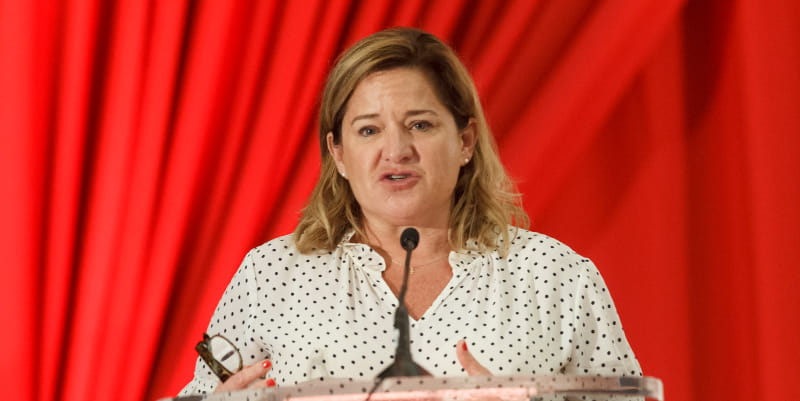 Long-time American Heart Association volunteer Karen Larimer received the AHA's Healthcare Volunteer of the Year Award in June. (Photo by Tim Sharp for AHA)