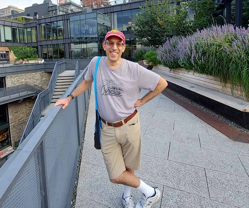 Mark Brodie in New York in 2021. (Photo courtesy of Mark Brodie)
