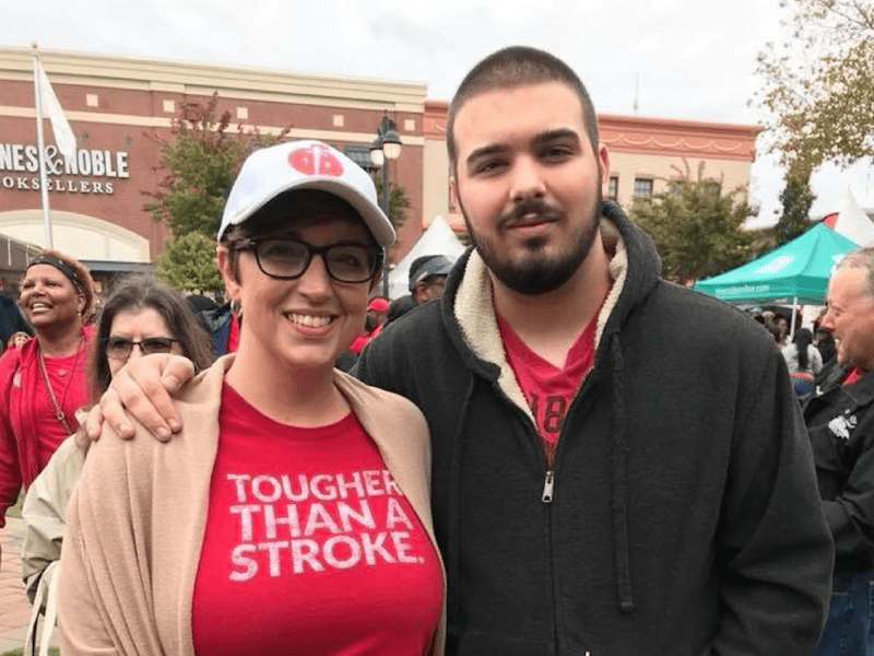 Leann Sorrell with son Jonathan.