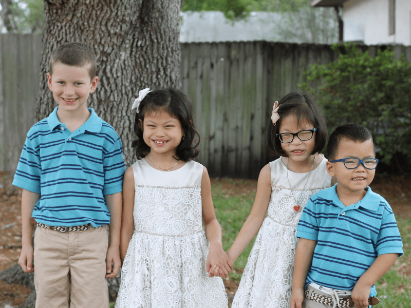 James and Tara Fussell's children.