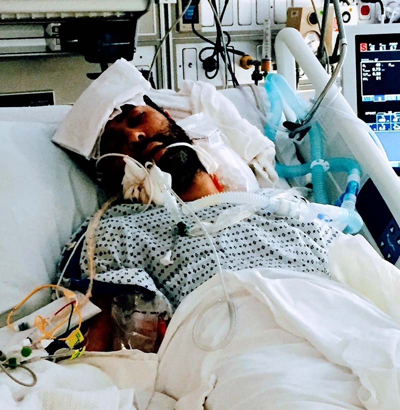 A viral infection led to Dr. Satjit Bhusri's heart failure and near-death experience. (Photo courtesy of Dr. Satjit Bhusri)