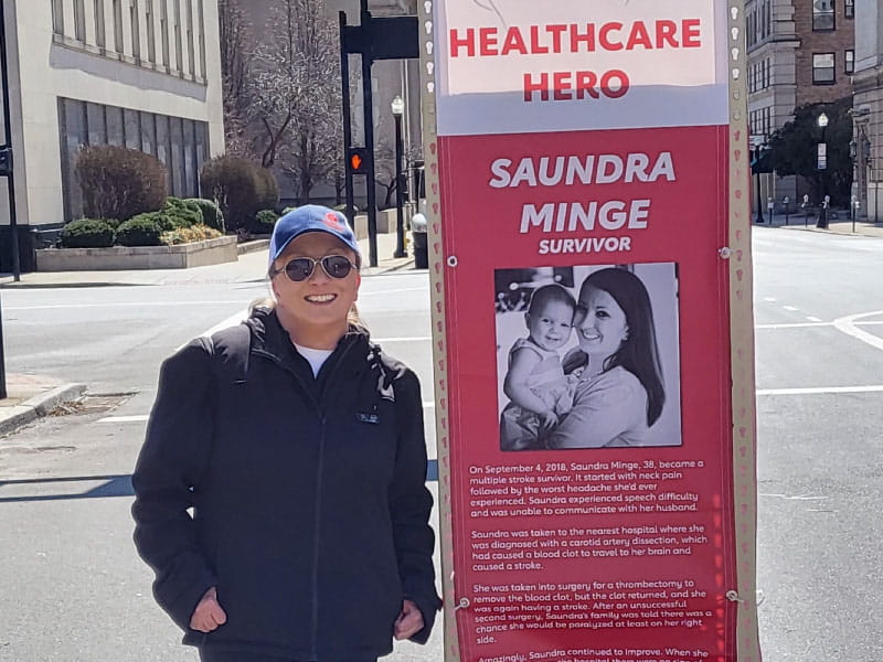 Stroke survivor Saundra Minge. (Photo courtesy of Saundra Minge)