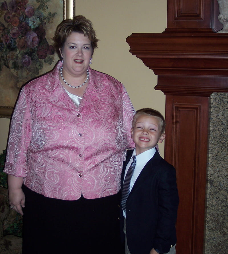 Amy Downs with her son, Austin. (Photo courtesy of Amy Downs)