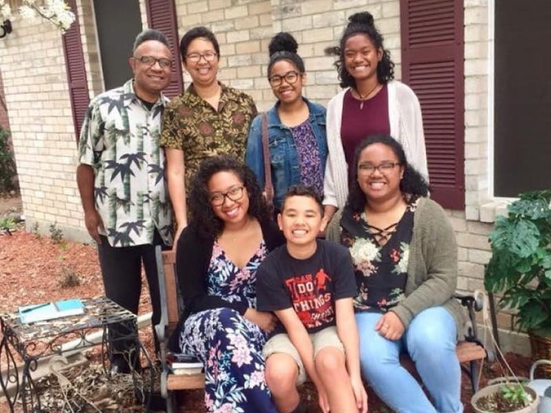 John Lavaki (left) and family. (Photo courtesy of John Lavaki)