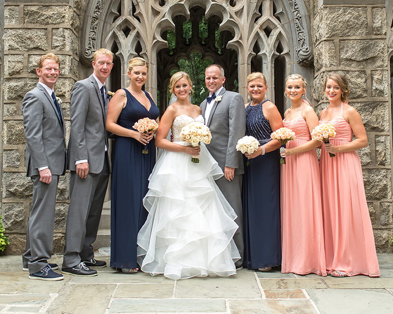 Chris Hagan (far left) celebrating his step-daughter, Chelsea, at her wedding in August 2017. (Photo courtesy of Chris Hagan)