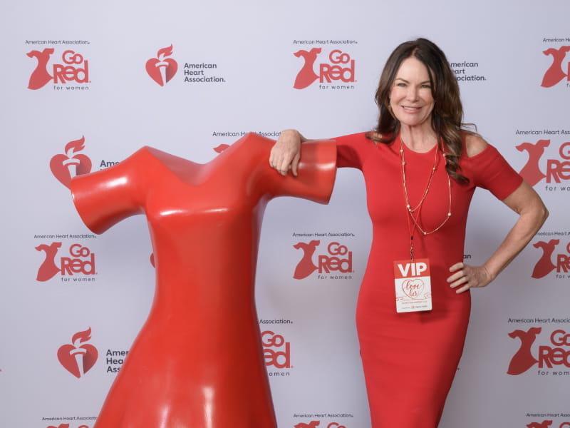 Heart attack survivor Stacey Bailey at the Phoenix, Arizona 2018 Go Red for Women Luncheon. (Photo courtesy of Stacey Bailey)