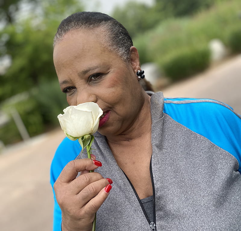 Alvis Whitlow led an active and healthy lifestyle after surviving a brain aneurysm, but would later face COVID-19. (Photo courtesy of Marranda Edwards)
