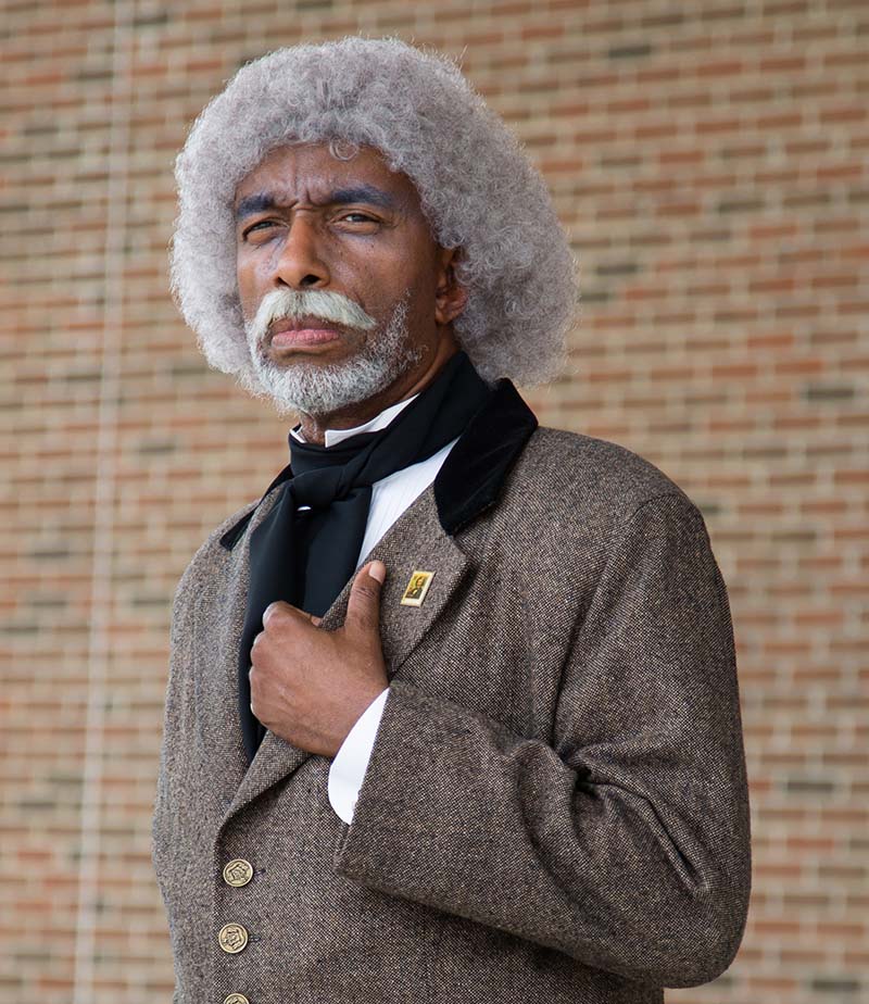 LeCount Holmes portrays Frederick Douglass for audiences across the country. (Photo courtesy of LeCount Holmes)