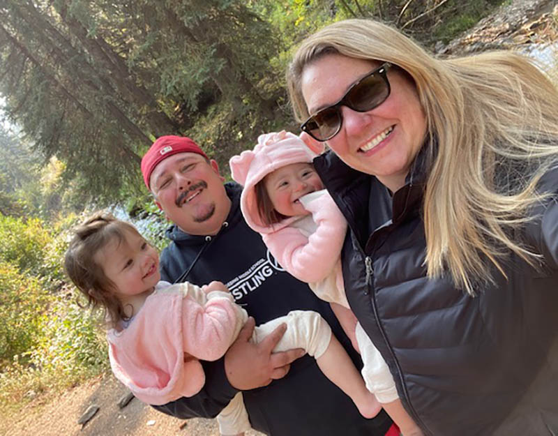 The Hernandez family on a camping trip in Wyoming. From left: Katalina, Matt, Ariel and Kristal. (Photo courtesy of Kristal Hernandez)