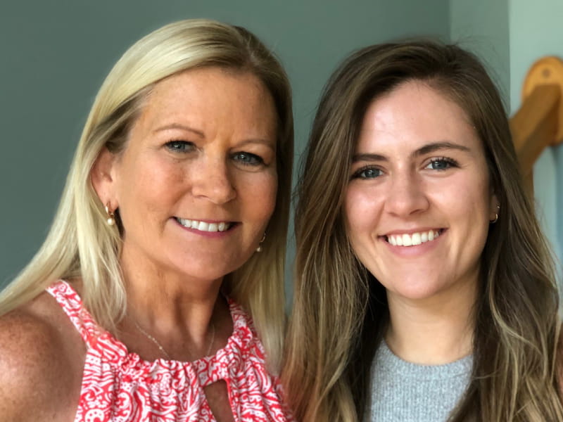 Mother and daughter Barbara Jackson and Olivia Copeland share a diagnosis of Long QT Syndrome, and both have implanted defibrillators to regulate their heart rhythm. (Photo courtesy of Barbara Jackson)