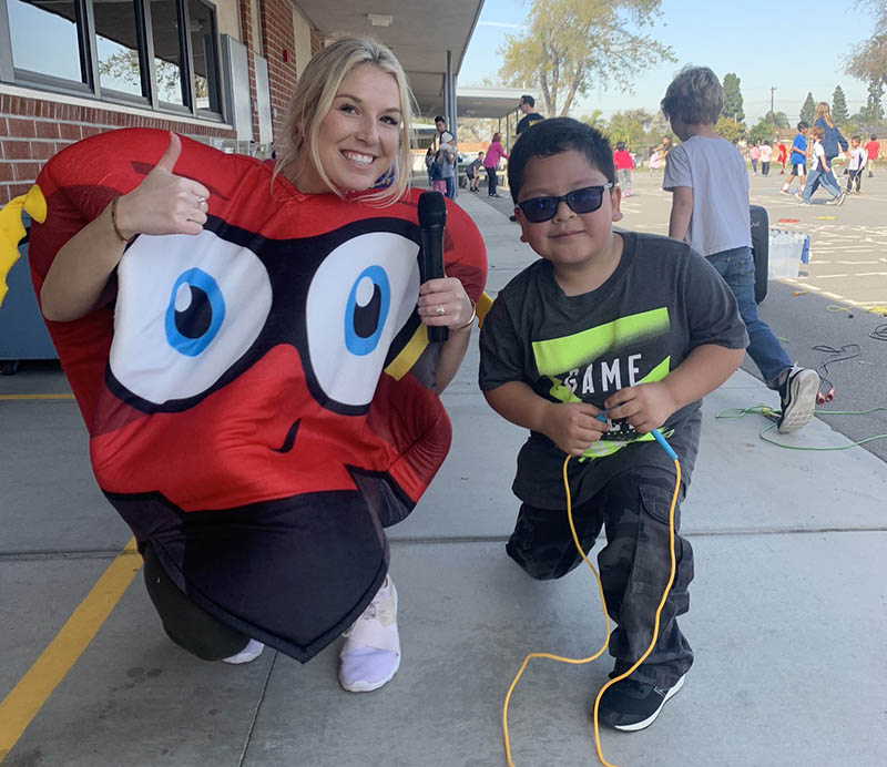 Frankie Saldivar participated in the American Heart Association's Kids Heart Challenge and was a top fundraiser for 2020. (Photo courtesy of Audra VomSteeg)