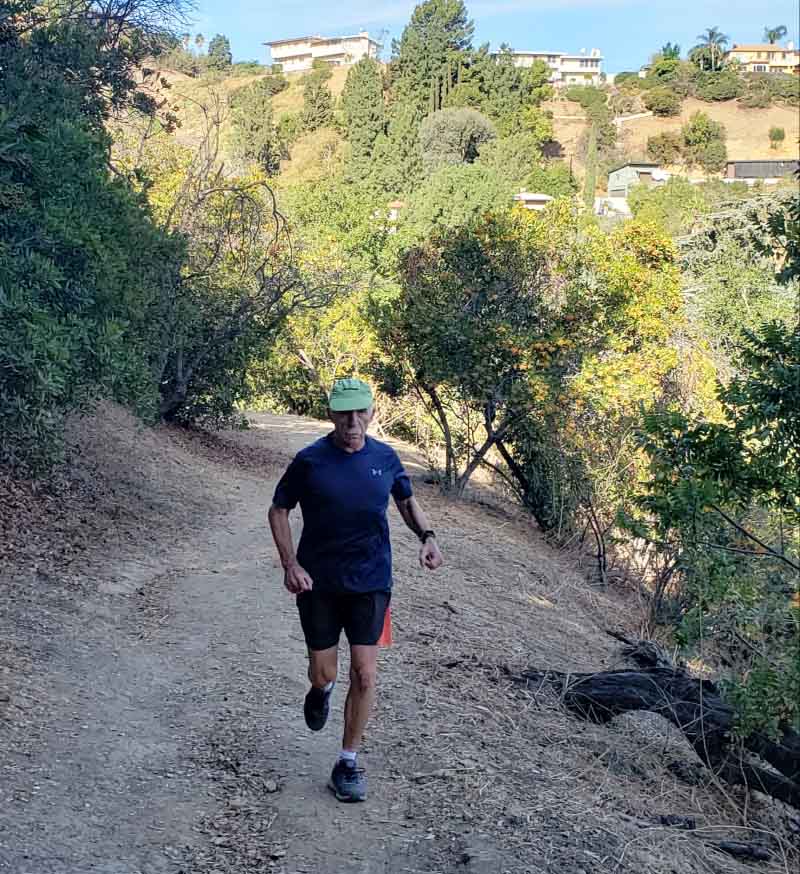 Rick Mater on a run. (Photo courtesy of Rick Mater)