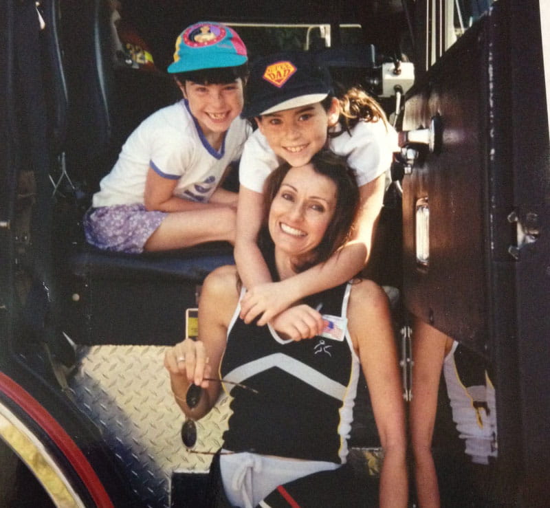 Kate Adamson with her daughters in 1998. Clockwise from left: Rachel, Stephanie and Kate. (Photo courtesy of Kate Adamson)