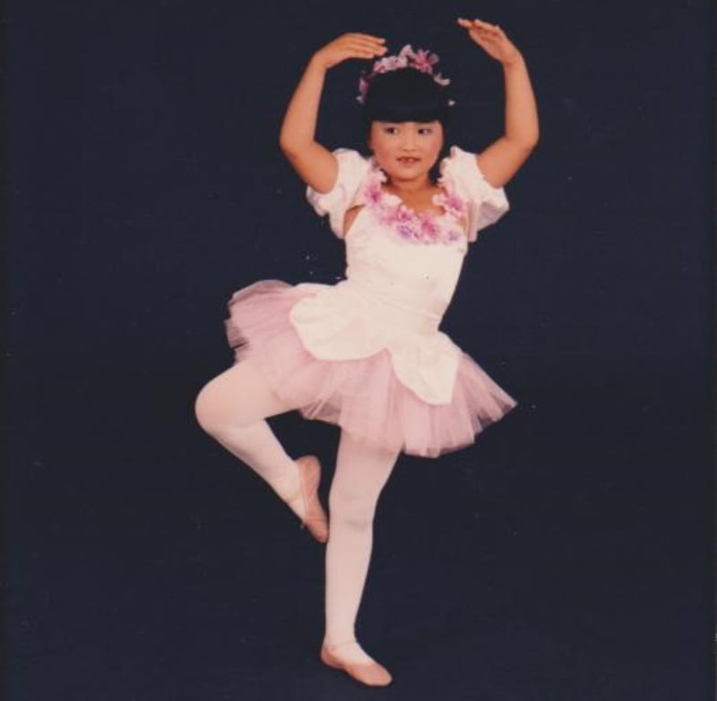 Marisa Hamamoto as a young ballerina. (Photo courtesy of Marisa Hamamoto)