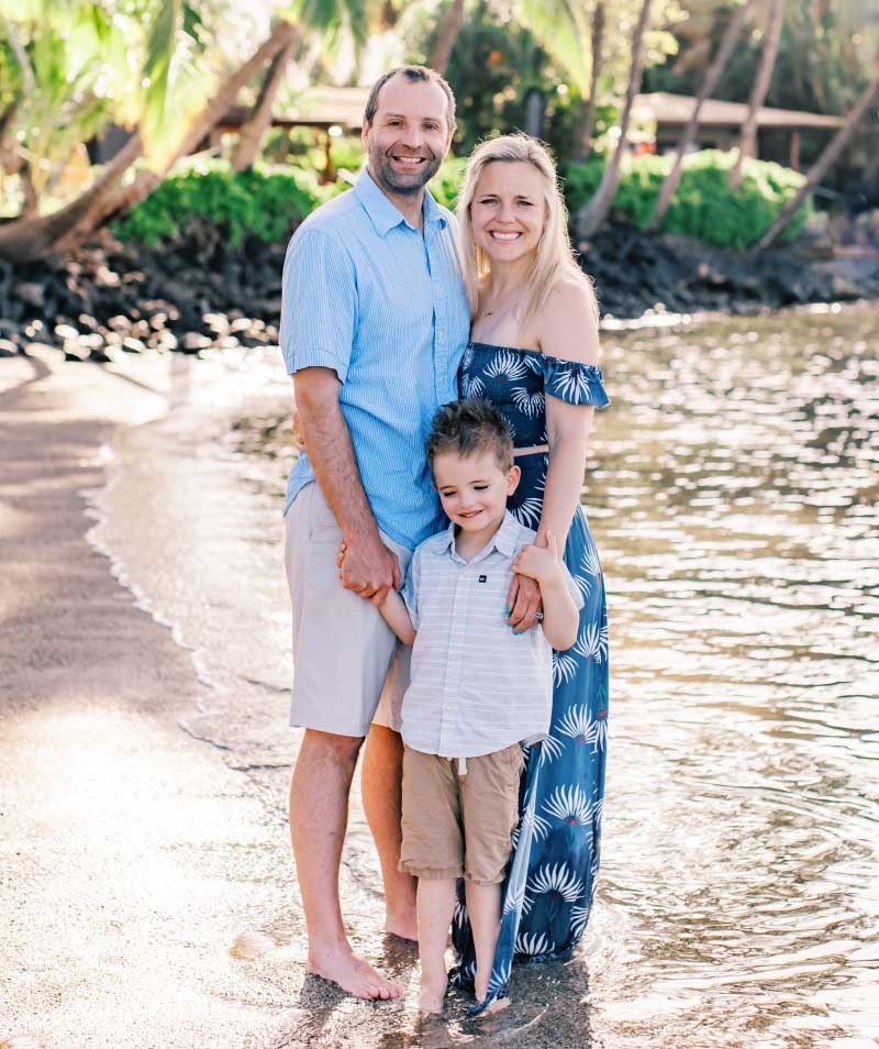 Shauna and Jeff Planck with their son, Tillman. (Photo courtesy of Shauna Planck)