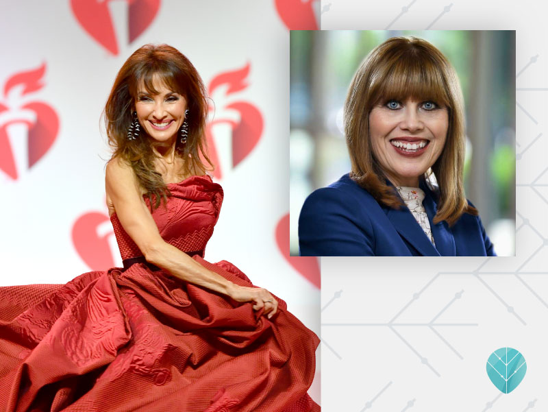 Susan Lucci walks the runway for The American Heart Association's Go Red For Women Red Dress Collection 2019, February 7. (Photo by Slaven Vlasic/Getty Images for AHA)