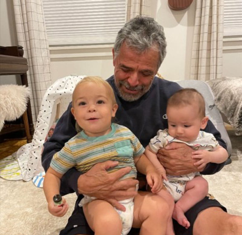 Greg Gonzales (center) with his grandsons, Mo (left) and Griff. (Photo courtesy of Greg Gonzales)