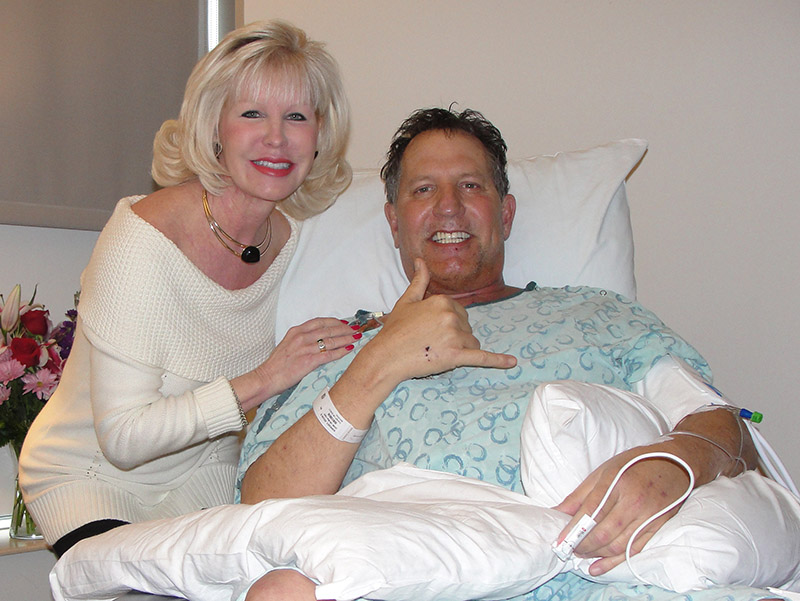 Kevin and June celebrating his successful triple bypass. (Photo courtesy of Kevin Kirksey)