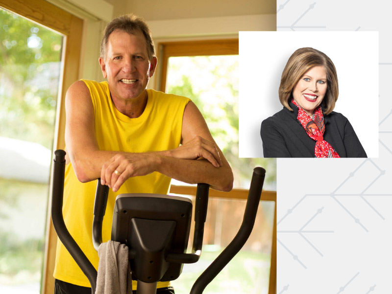 Frequent exercise and gratitude help Kevin Kirksey maintain his heart health. (Photo courtesy of Kevin Kirksey)