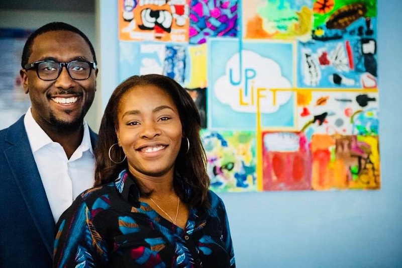 Charles Daniels, Jr., with his wife, Samantha. (Photo courtesy of Charles Daniels, Jr.)