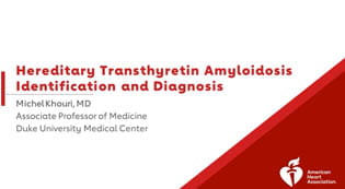 hATTR Amyloidosis Identification and Diagnosis