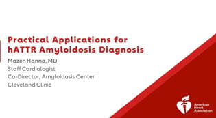 Practical Applications for hATTR Amyloidosis Diagnosis