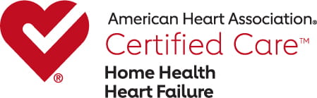 American Heart Association Certified Care Check Mark for Home Health - Heart Failure