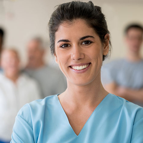 female medical worker